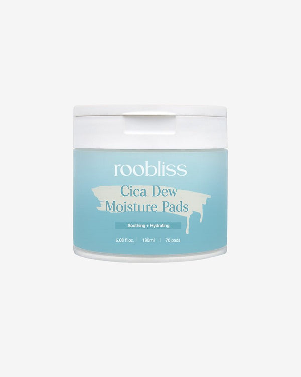 roobliss Cica Dew Moisture Pads, jar of 70 pads