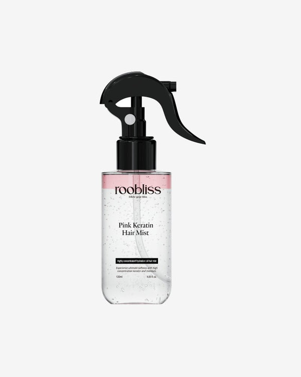 roobliss Pink Keratin Hair Mist, 120 ml spray bottle