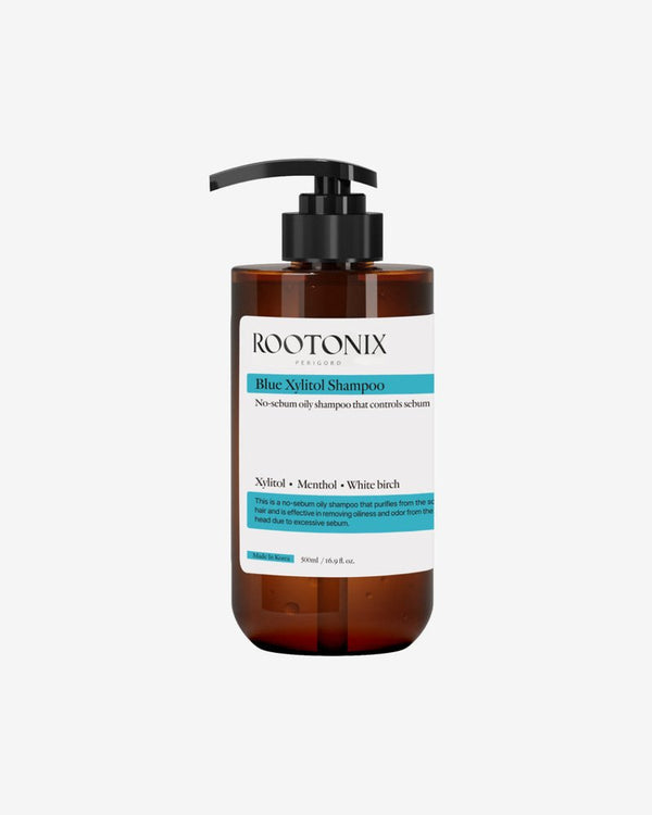 ROOTONIX Blue Xylitol Shampoo, 500 ml pump bottle