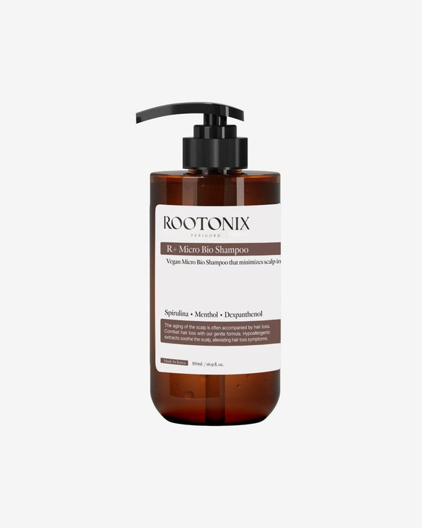 ROOTONIX R+ Micro Bio Shampoo, 500 ml pump bottle