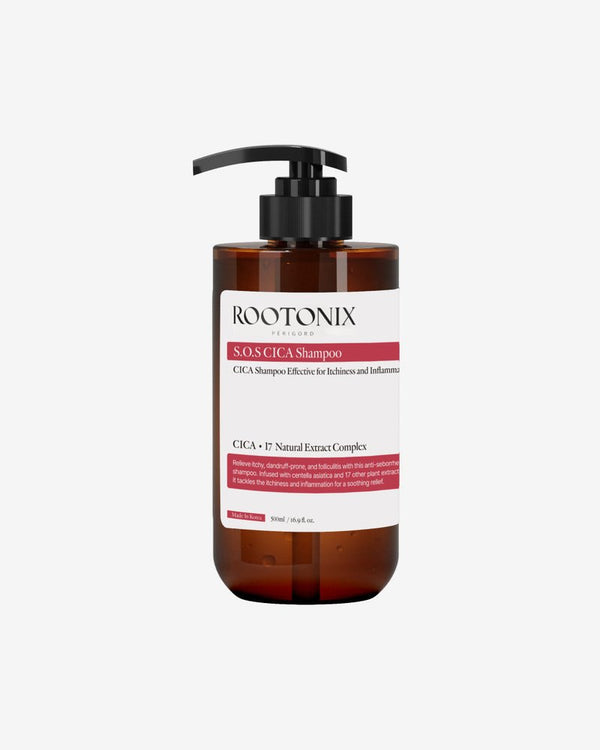 ROOTONIX S.O.S CICA Shampoo, 500 ml pump bottle